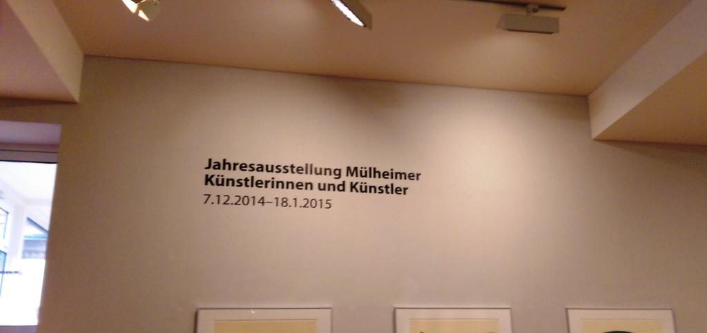 74. Mülheimer Jahresausstellung in weiss-schwarzer Harmonie