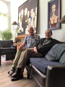 Krausekrause (re.) Interwiew mit Ivo Franz (li.)