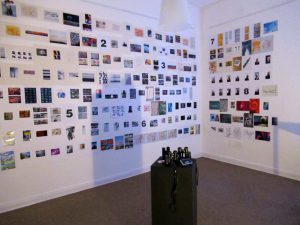 Blick in die Ausstellung "TAGWERK 2017" von Klaus Wiesel in der Beletage der RuhrGallery in der Stadt Mülheim an der Ruhr