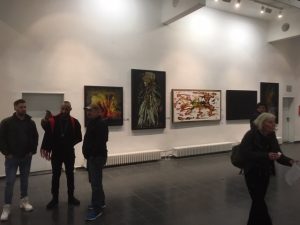Arbeiten von Manfred Dahmen in der Ausstellung im Atelierhaus Alteburger Wall in Köln