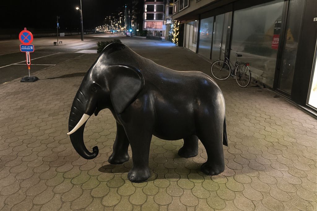 #ElefantImPorzellanladen!? Beitrag zum "Jahr des Elefanten 2026" Fotocollage: Andreas Ingramm